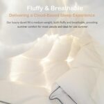 Luxury Down Feather Comforter Ultra Queen Size-Bed Comforters Duvet Insert-Ultra-Soft Hotel Collection Comforter- Queen Size(90 "X 90”) - Image 4