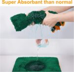 Bienbee Dog Bathrobe, Quick Drying Super Absorbent Dog Robes for After Bath, Warm Keeping Dogs Towel, Dogs Bath Supplies, Dark Green XL - Image 3