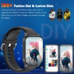 Smart Watch for Men Women(Answer/Make Call), Smartwatches with Heart Rate/SpO2/Sleep/Stress Monitor, IP68 Waterproof, 100+ Sports Mode Fitness Tracker, Compatible with Android and iPhone(Black, 2.01") - Image 10