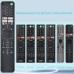 Voice Remote Replacement for Sony Smart TV Control:Comptible for 2019-2025 Sony Bravia OLED LED 4K 8K UHD, Android TV with Shortcuts YouTube and Netflix etc. - Image 4