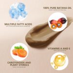 100% Natural Raw Batana Oil for Hair Growth, Unrefined & Organic Dr Sebi Hair Growth Oil From Honduras, Prevents Hair Loss, Eliminates Split Ends, Enhances Thickness 4.23 Fl Oz (Pack of 1) - Image 7