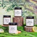 Scented Candle for Home | Lemon Lavender Candle | Aromatherapy Candles - Soy Candles for Home Scented, Gifts for Women Men, Lemon Fragrance -7oz, Single-Wick - Image 6