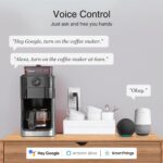 Smart Plug, GHome Smart WiFi Plugs Work with Alexa and Google Home, Smart WiFi Outlet with Remote Control and Timer Function, 2.4GHz Wi-Fi Only, No Hub Required, ETL FCC Listed - Image 5