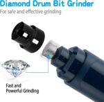 Casfuy Dog Nail Grinder Upgraded - Professional 2-Speed Electric Rechargeable Pet Nail Trimmer Painless Paws Grooming & Smoothing for Small Medium Large Dogs & Cats(Dark Blue) - Image 3