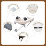 Cat Window Perch - 100% Metal Supported from Below - Comes with Warm Spacious Pet Bed - Cat Window Hammock for Large Cats & Kittens - for Sunbathing, Napping & Overlooking (White) - Image 5