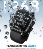 Smart Watch for Women Men- Answer/Make Call, 2025 IP68 Waterproof Fitness Step Tracker Watch with Sleep Monitor/Activity Counter/110+ Sport Mode, Smartwatch for Andriod iPhone iOS Samsung Compatible - Image 6