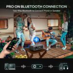 Aurzen EAZZE D1 Pro Smart Projector with WiFi and Bluetooth, NetfIix Official, 20W Speakers, DoIby Audio & dbx-tv Total Sonics, Auto Focus & Keystone, Native 1080P Portable Outdoor Movie Projector - Image 8