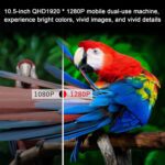Portable Monitor for Laptop,10.5" Screen Extender 1920x1280P IPS Travel Monitor 3:2,500nits,2000:1,w/45° Adjustable Stand,Standard HDMI USB-C Computer Display for Laptop PC Phone Mac - Image 5