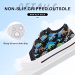 EUXTERPA Kids Toddler Sneakers Boys Girls Canvas Shoes Walking Sneaker with Easy Fasten Strap - Image 5