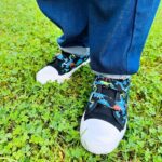 EUXTERPA Kids Toddler Sneakers Boys Girls Canvas Shoes Walking Sneaker with Easy Fasten Strap - Image 6