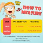 Toddler Baby Sun Hat Kids Summer UPF 50+ for Boys Girls Adjustable Beach Hats with Bucket Wide Brim Age 1-7 Years - Image 7