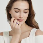 3.5ct Simulated Gemstone Ring 925 Sterling Silver 10x8mm Radiant Cut Sapphire|Emerald|Amethyst|Cubic Zirconia Ring Birthstone Rings for Mothers Valentines Thanksgiving Day Size 5-10 - Image 8