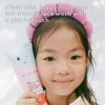 Happy Morning DUO Kids Spa Headband for Girls: Clean & Vegan Skin Care Bundle | Cloud Face Wash + SPF 20 Mineral Face Cream | Non-Toxic | Easy-to-Use Skincare - Image 5