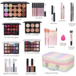 All In On Makeup Kit Makeup Set For Teens, Women, Girl and Beginners Includes Eyeshadow Concealer Palette Lip Gloss Set Lipstick Eye Pencil Makeup Brushes - Image 3