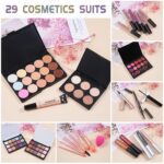 All In On Makeup Kit Makeup Set For Teens, Women, Girl and Beginners Includes Eyeshadow Concealer Palette Lip Gloss Set Lipstick Eye Pencil Makeup Brushes - Image 8