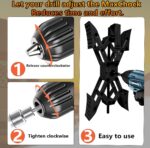 X-Shaped Wheel Chock Stabilizer with Plastic Case, 2 Sets RV Stabilizer Wheel Chock Scissor for Camper, Travel Trailer Tires, Allow Drill Adjust with Hex Socket, Tool Kit and Password Locks - Image 5