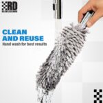 Interior Car Cleaner Duster Brush (Lint & Scratch Free) Car Accessories for Women - Image 7