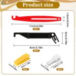 8 PCS Fuse Puller, Plastic Fuse Puller Tool for Car, Glass Fuse Adapter Pullers Extension, Universal Fuse Removal Tool for Replacing Car Boat Motorcycle Truck Fuses - Image 8