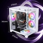 Gaming PC Desktop Computer,Core i7 Desktop,Operating at A Frequency of 3.4-3.9 GHz,RX550 4GB GDDR5 Graphics Card,16GB RAM, 1TB NVME SSD,WiFi 5.0,RGB Fan x4 - Image 6