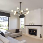 Modern Chandelier Ceiling Light Fixture Sputnik Chandeliers Gold and Black Farmhouse Chandelier Over Table 12-Light Height Adjustable Chandeliers for Dining Room, Living Room,Kitchen Island - Image 7