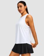 Women's Workout Tops Racerback Athletic Tank Tops Sleeveless Loose Fit Yoga Running Gym Shirts for Women - Image 4