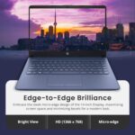 HP Flagship 14" HD Laptop with 1 Year Office 365 | 16GB RAM | 1.22TB Storage(64GB EMMC & 160GB Docking Station Set & 1TB Cloud Storage) | Intel 4-Core Processor | Webcam | Win 11s | Blue - Image 6