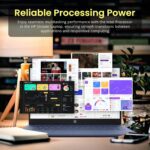 HP Flagship 14" HD Laptop with 1 Year Office 365 | 16GB RAM | 1.22TB Storage(64GB EMMC & 160GB Docking Station Set & 1TB Cloud Storage) | Intel 4-Core Processor | Webcam | Win 11s | Blue - Image 8