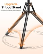 Starlink Mini Tripod Mount with Adapter, 3 Level Adjustable Height and 360° Tilt Compatible with Starlink Mounting Kit, Starlink Mini Mount Adapter with Sturdy& Stability for Outdoor Camping, RV - Image 4