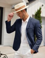 COOFANDY Mens Casual Blazer Sport Coat Lightweight Two Button Business Suit Jackets - Image 4