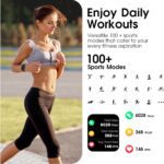 Smart Watch for Men Women(Answer/Make Call), 1.83" Smartwatch Fitness Tracker with Heart Rate/Sleep Monitor, SpO2, Pedometer - 100+ Sport Modes Activity Tracker for Android iOS Phones - Image 4