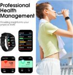 Smart Watch for Men Women(Answer/Make Call), 1.83" Smartwatch Fitness Tracker with Heart Rate/Sleep Monitor, SpO2, Pedometer - 100+ Sport Modes Activity Tracker for Android iOS Phones - Image 5