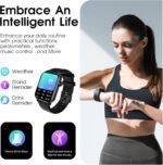 Smart Watch for Men Women(Answer/Make Call), 1.83" Smartwatch Fitness Tracker with Heart Rate/Sleep Monitor, SpO2, Pedometer - 100+ Sport Modes Activity Tracker for Android iOS Phones - Image 7