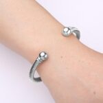 Stainless Steel Twisted Cable Wire Bracelets Adjustable Open Cuff Bangle Bracelet Vintage Jewelry Gift for Women - Image 4