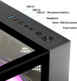 LXZ Gaming PC Desktop - Ryzen 5 5500 | GeForce RTX 3050 6GB | 16GB DDR4 | 1TB NVME SSD | DP/HDMI/DVI, Prebuilt Tower Computer for Gaming, Home and Office (Black) - Image 4