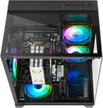 LXZ Gaming PC Desktop - Ryzen 5 5500 | GeForce RTX 3050 6GB | 16GB DDR4 | 1TB NVME SSD | DP/HDMI/DVI, Prebuilt Tower Computer for Gaming, Home and Office (Black) - Image 6