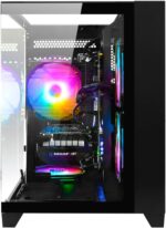 LXZ Gaming PC Desktop - Ryzen 5 5500 | GeForce RTX 3050 6GB | 16GB DDR4 | 1TB NVME SSD | DP/HDMI/DVI, Prebuilt Tower Computer for Gaming, Home and Office (Black) - Image 7