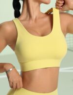 Sports Bras for Women, High Impact Push Up Criss Cross Back Padded Strappy Workout Running Sports Yoga Bras for Large Bust - Image 3