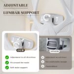 Ergonomic Office Chair with Retractable Footrest, 400LBS Capacity,Synchronized Armrest, Breathable Mesh, Adjustable Lumbar Support - Image 5