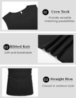 COOFANDY Men's Ribbed Knit Tank Tops Sleeveless Muscle T Shirts Casual Basic Tank Shirts - Image 5