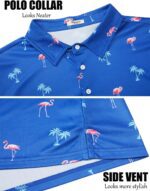 EISHOPEER 2025 New Men's Polo Shirts Short Sleeve Moisture Wicking Quick Dry Athletic Shirt Fashion Golf Shirts - Image 6