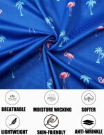 EISHOPEER 2025 New Men's Polo Shirts Short Sleeve Moisture Wicking Quick Dry Athletic Shirt Fashion Golf Shirts - Image 7