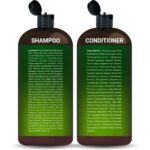Tea Tree & Eucalyptus Shampoo and Conditioner Set – Clarifying & Scalp Care Formula with Activated Charcoal, Biotin & Keratin – Sulfate-Free, Made in USA - 16 fl oz x 2 - Image 3