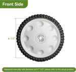 734-04018 Front Drive Wheels Fit for Troy Bilt TB240 Mower - 8 Inch Wheels Tires for Troy Bilt Honda Tuff Cut 210 230 Craftsman Self Propelled Mower, Replace 734-04018A, 734-04018B, 2 Pack - Image 4