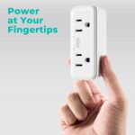 KMC Smart Plug Duo 4-Pack, 2-Outlet Wall Plug Extender, Smart Outlet Splitter for Smart Home, Compatible with Google & Alexa, No Hub Required, WiFi Outlet, White - Image 6