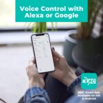 KMC Smart Plug Duo 4-Pack, 2-Outlet Wall Plug Extender, Smart Outlet Splitter for Smart Home, Compatible with Google & Alexa, No Hub Required, WiFi Outlet, White - Image 7