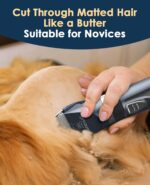 oneisall Quiet Cat Clippers for Matted & Long Hair, 2-Speed Cordless Pet Shaver Grooming Kit for Cats, Small Dogs & Animals (Blue) - Image 5