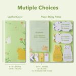Hommie Cat Sticky Notes Set, Cute Sticky Note Animal Divider Tabs Bundle Writing Memo Pads Page Marker, Sticky Notes Pads for Cat Lovers Kids Office School Supplies Creative Gifts - Image 3