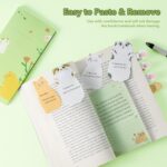 Hommie Cat Sticky Notes Set, Cute Sticky Note Animal Divider Tabs Bundle Writing Memo Pads Page Marker, Sticky Notes Pads for Cat Lovers Kids Office School Supplies Creative Gifts - Image 4