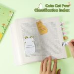 Hommie Cat Sticky Notes Set, Cute Sticky Note Animal Divider Tabs Bundle Writing Memo Pads Page Marker, Sticky Notes Pads for Cat Lovers Kids Office School Supplies Creative Gifts - Image 5
