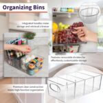Pantry Organizers and Storage and Cabinet Organizer, 2 Pack - Kitchen Organizers and Storage, Great Fridge or Snack Organizer - Perfect in Refrigerator or Cupboard Shelf - Image 4